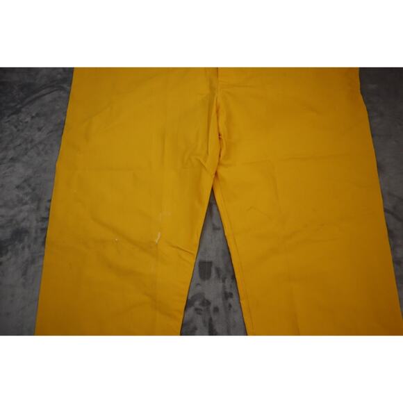 Neese Overall Pants Mens XL Yellow Workwear Waterproof Deluxe Rain Overalls - Picture 13 of 16